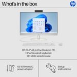 HP 24 Touchscreen All-in-One Desktop Computer for Home and School, Intel Processor, 23.8" FHD Display, 16GB DDR4 RAM, 1TB PCIe SSD, WiFi 6, Bluetooth 5.3, Business AIO, White - Image 7