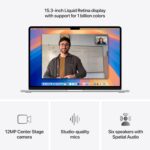 Apple 2025 MacBook Air 15-inch Laptop with M4 chip: Built for Apple Intelligence, 15.3-inch Liquid Retina Display, 24GB Unified Memory, 512GB SSD Storage, 12MP Center Stage Camera, Touch ID; Silver - Image 4