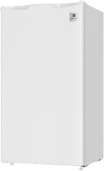 ARCTIC CHEF Mini Fridge Compact Refrigerator, 3.2 Cu Ft, White - Image 4