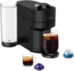 Nespresso Vertuo Pop+ Coffee and Espresso Maker by De'Longhi, Black Matte with Dark Chrome