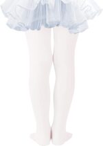 Ballet Tights for Girls - Ultra Soft Elastic Footed Tights for Toddler Girls - Warm Stockings - Image 3