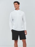 NORTHYARD Quarter Zip Pullover Men Running Shirt Long Sleeve Moisture Wicking Quick Dry Athletic Workout Shirts - Image 3