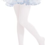Ballet Tights for Girls - Ultra Soft Elastic Footed Tights for Toddler Girls - Warm Stockings