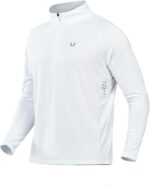 NORTHYARD Quarter Zip Pullover Men Running Shirt Long Sleeve Moisture Wicking Quick Dry Athletic Workout Shirts