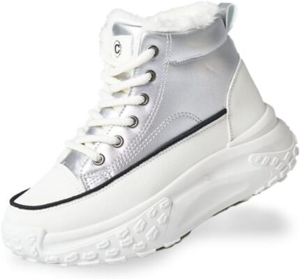 Platform Winter Shoes for Women,Warm Casual Sneakers,Lightweight Classic Snows Shoes