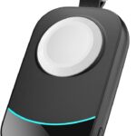 2500mAh Portable Charger for Apple Watch - Magnetic Fast Charging for Apple Watch Charger - Compact iWatch Accessories with Keychain for RV, Camping, Car & Travel Essential