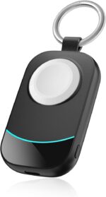 2500mAh Portable Charger for Apple Watch - Magnetic Fast Charging for Apple Watch Charger - Compact iWatch Accessories with Keychain for RV, Camping, Car & Travel Essential