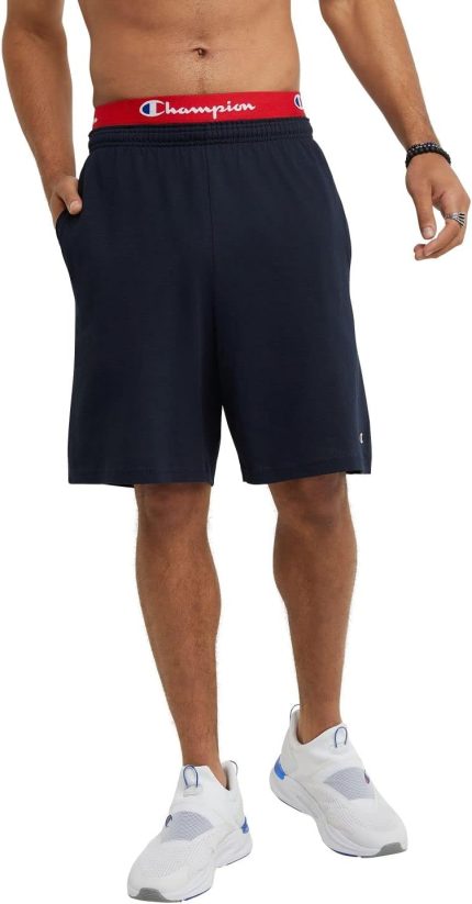 Champion Mens 9" Lounge Shorts, Standard Fit, Lightweight, Available in Regular and Big & Tall