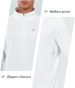 NORTHYARD Quarter Zip Pullover Men Running Shirt Long Sleeve Moisture Wicking Quick Dry Athletic Workout Shirts - Image 5