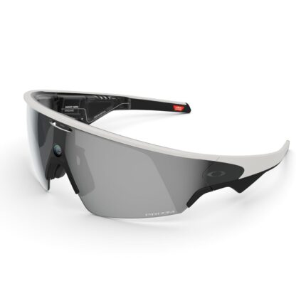 Oakley | Meta Vanguard with Meta AI, Audio, Photo, Video Compatibility - White, Prizm™ Black