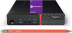 Lenovo ThinkCentre M700 Tiny Desktop PC with 24" FHD Monitor, Intel Quad Core i5-6500, 16GB DDR4 RAM 256GB SSD, 2 DisplayPort, Keyboard & Mouse, WiFi, Windows 11 Pro (Renewed) - Image 3