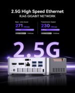 KAMRUI Hyper H2 Mini Gaming PC, in-tel Core i7-13620H Mini Computers (Beats 1280P, 10C/16T, up to 4.9GHz), 32GB RAM 1TB PCle4.0 SSD Desktop Computer, Triple 4K Display, USB4, WiFi6, BT5.2, Business - Image 7