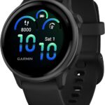 Garmin vívoactive® 6, Health and Fitness GPS Smartwatch, AMOLED Display, Up to 11 Days of Battery, Slate with Black Band