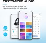 Soundcore by Anker Q20i Hybrid Active Noise Cancelling Headphones, Wireless Over-Ear Bluetooth, 40H Long ANC Playtime, Hi-Res Audio, Big Bass, Customize via an App, Transparency Mode - Image 4