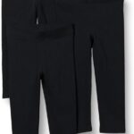 Amazon Essentials Girls and Toddlers' Leggings, Multipacks