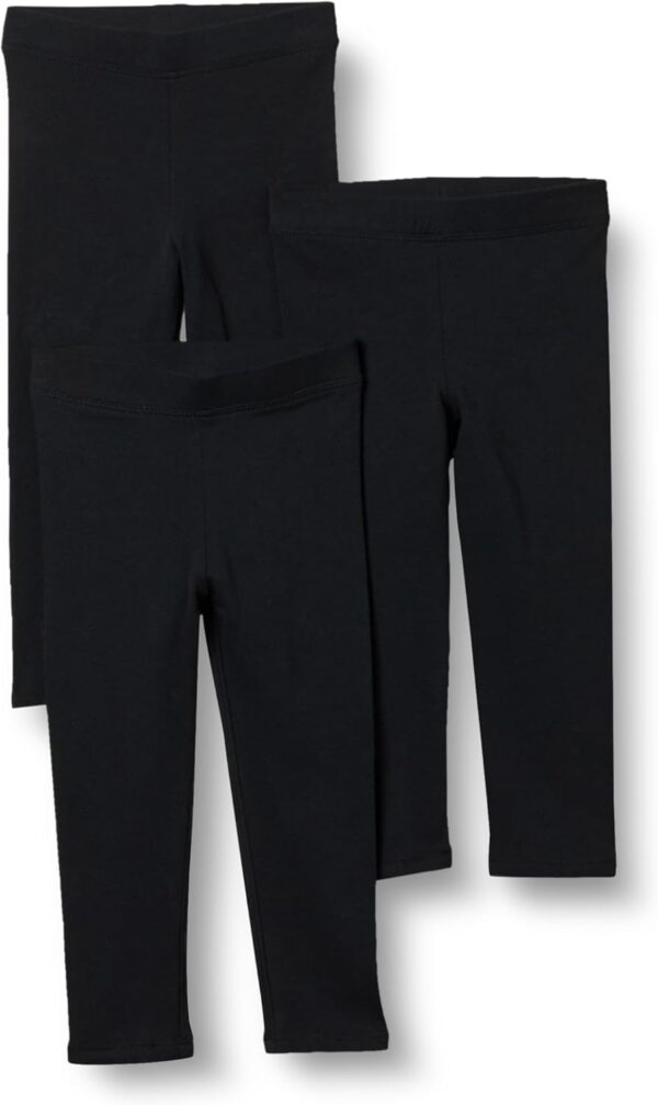 Amazon Essentials Girls and Toddlers' Leggings, Multipacks
