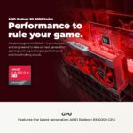 CYBERPOWERPC Gamer Master Gaming PC, AMD Ryzen 5 5500 3.6GHz, Radeon RX 6400 4GB, 16GB DDR4, 500GB PCIe Gen4 SSD, WiFi Ready & Windows 11 Home (GMA3100A) - Image 6