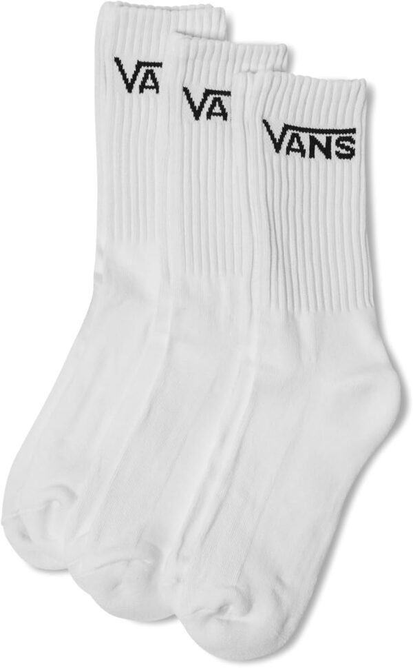Vans Unisex Classic Crew Socks (3-pack) | Everyday Socks, Soft & Stretchy Fabric, Great for High-top Shoes