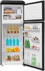 Frigidaire EFR756, 2 Door Apartment Size RETRO Refrigerator with Top Freezer, Chrome Handles, 7.5 cu ft - Image 7