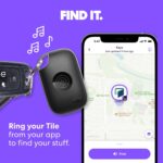 Tile by Life360 Pro - Powerful Bluetooth Tracker, Key Finder and Item Locator for Keys, Bags and More. Both iOS and Android Compatible. Phone Finder. 1-Pack (Black) - Image 3