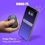 Tile by Life360 Pro - Powerful Bluetooth Tracker, Key Finder and Item Locator for Keys, Bags and More. Both iOS and Android Compatible. Phone Finder. 1-Pack (Black) - Image 4