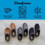 Dearfoams Men’s Brendan Indoor/Outdoor Breathable Memory Foam Clog House Shoe with Wide Widths Slipper - Image 4