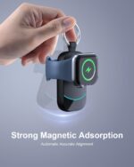 2500mAh Portable Charger for Apple Watch - Magnetic Fast Charging for Apple Watch Charger - Compact iWatch Accessories with Keychain for RV, Camping, Car & Travel Essential - Image 3