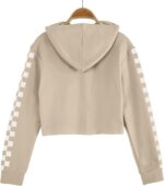 Meikulo Kids 2 Piece Outfits Girls Crop Tops Hoodies Long Sleeve Fashion Sweatshirts and Sweatpants - Image 3