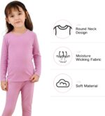 Thermal Underwear for Kids Toddler Winter Base Layer Long Johns Sets for Girls Boys - Image 3