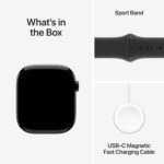 Apple Watch Series 10 [GPS 46mm case] Smartwatch with Jet Black Aluminum Case with Black Sport Band - M/L. Fitness Tracker, ECG App, Always-On Retina Display, Water Resistant - Image 7