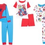 Marvel Boys' 6-piece Snug-fit Cotton Pajama Set, Soft & Cute for Kids, Comfortable Nightwear