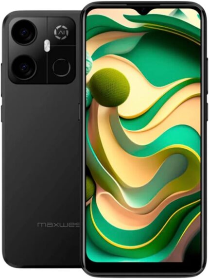 Maxwest Gravity G64 Smartphone, 6.57-inch HD+ Display, 16MP AI Camera - 64GB Storage - 8GB RAM, Face Unlock, Black, Blue, Silver, Mint