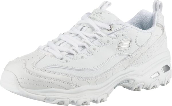 Skechers Womens D'Lites Fresh Start Memory Foam Lace-up Sneaker