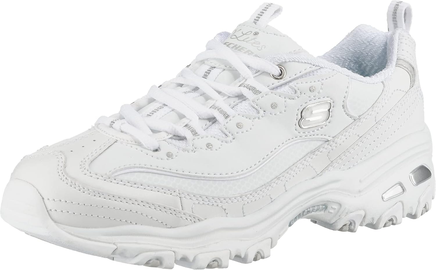 Skechers Womens D'Lites Fresh Start Memory Foam Lace-up Sneaker Skechers Womens D'Lites Fresh Start Memory Foam Lace-up Sneaker