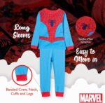 Marvel Boys' 6-piece Snug-fit Cotton Pajama Set, Soft & Cute for Kids, Comfortable Nightwear - Image 3