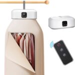 Portable Clothes Dryer，Mini Laundry Dryers with Remote Control, Small Compact Foldable Electric Drying Machine with Dry Bag for Travel,RV, Home,Apartment