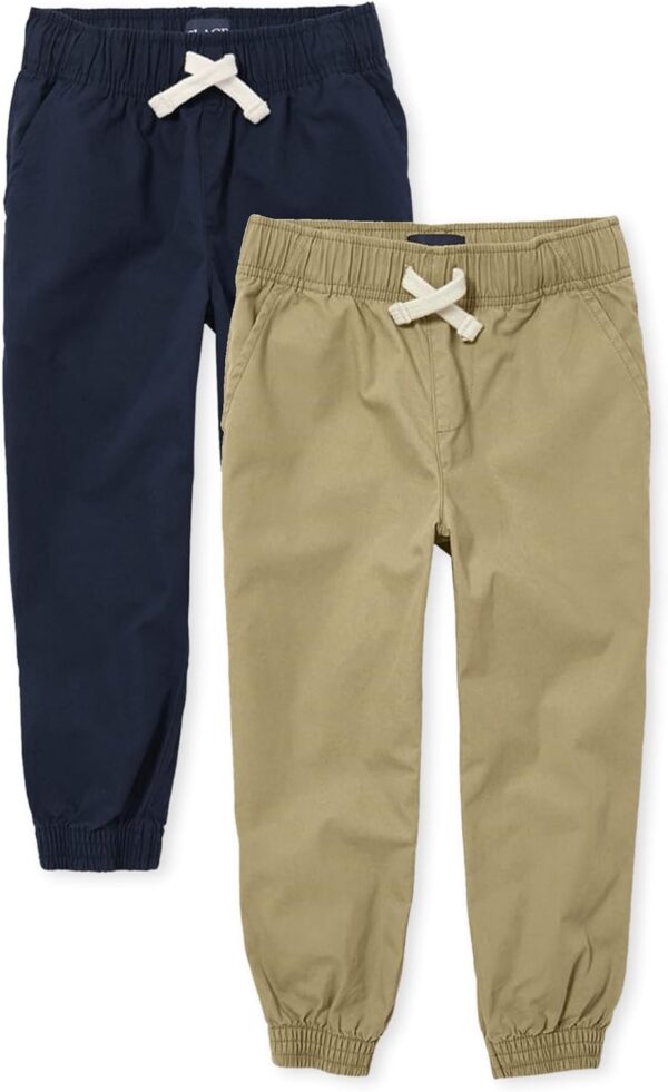 The Children's Place Boys Stretch Pull on Jogger Pants