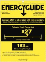 Midea MERC04C4BAWW Chest Freezer, 3.5 Cubic Feet Freezer With Removable Basket, Interior LED Light, Adjustable Temperature, For Kitchen Apartment Office, White - Image 9
