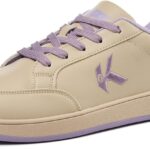 Women's Classic Fashion Sneakers Versatile Casual Walking Shoes Leather Comfort Skate Shoes Lightweight Non-Slip Flat Shoe Lace-up Minimalist Tennis Footwear