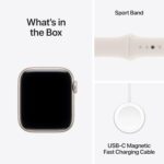 Apple Watch SE 3 [GPS 40mm] Smartwatch with Starlight Aluminum Case with Starlight Sport Band - S/M. Fitness and Sleep Trackers, Heart Rate Monitor, Always-On Display, Water Resistant - Image 6