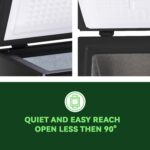 WANAI Chest Freezer 5.0 Cu.Ft Large Deep Freezers Freestanding Top Open 7 Temp Control Low Noise with Removable Basket for Dorm Apartment Home Kitchen - Image 3