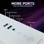 Prebuilt Gaming Desktop Computer | 16G Memory | 512G SSD | AMD Ryzen5 6Cores 3.6G Up to 4.1G | RX 560 4G Graphics Card | Wi-Fi 6 | Gamer PC White - Image 5