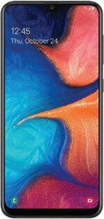 Samsung Galaxy A20 32GB 6.4" Display A205U Black Unlocked Smartphone (Renewed)