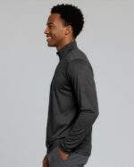 Real Essentials 3 Pack: Men's Dry-Fit Active Quarter Zip Long Sleeve Athletic Performance Pullover (Available in Big & Tall) - Image 5