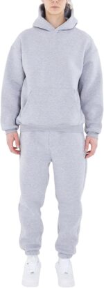 HHGKED Men's Sweatsuits 2 Piece Outfits Baggy Travel Vacation Fashion Clothes Casual Hoodie Jogging Track suits Sets