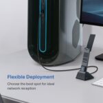 TP-Link AXE5400 WiFi 6E USB Adapter for Desktop PC (Archer TXE70UH) Tri-Band Wireless Network Adapter, Ultra-Low Latency, MU-MIMO, OFDMA, Refined Security, WPA3, Supports Windows 11/10 - Image 7