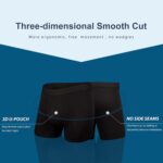 BAMBOO COOL Men's Underwear Boxer Briefs Fly with Built-in 3D Pouch Comfortable Cool Underwear for Men 4 Pack - Image 2