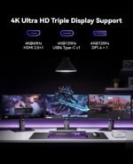 KAMRUI Hyper H2 Mini Gaming PC, in-tel Core i7-13620H Mini Computers (Beats 1280P, 10C/16T, up to 4.9GHz), 32GB RAM 1TB PCle4.0 SSD Desktop Computer, Triple 4K Display, USB4, WiFi6, BT5.2, Business - Image 6