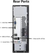 Acer 2025 Aspire Desktop, Intel Processor, Ultra-Quiet Design, SD Card Reader, Dual 4K Monitor Support, USB-C, Wired Keyboard and Mouse, Windows 11 (Intel CPU, 16GB RAM | 512GB SSD) - Image 4