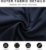 4 Pack Mens 2 in 1 Running Workout Shorts with Liner, Gym Athletic Quick Dry Sport Shorts with Pockets - Image 4